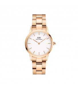 DANIEL WELLINGTON Iconic Link Rose Gold Stainless Steel Bracelet 28mm