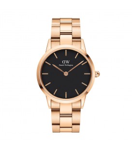 DANIEL WELLINGTON Iconic Link Rose Gold Stainless Steel Bracelet 36mm