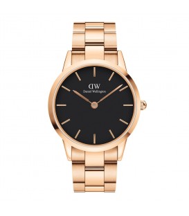 DANIEL WELLINGTON Iconic Link Rose Gold Stainless Steel Bracelet 40mm