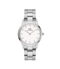 DANIEL WELLINGTON Iconic Link Silver Stainless Steel Bracelet 32mm