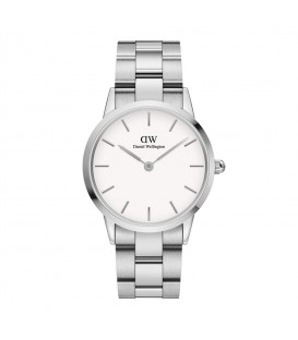 DANIEL WELLINGTON Iconic Link Silver Stainless Steel Bracelet 36mm