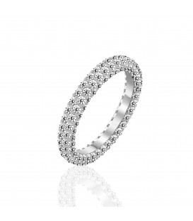 Ring whitegold with diamond