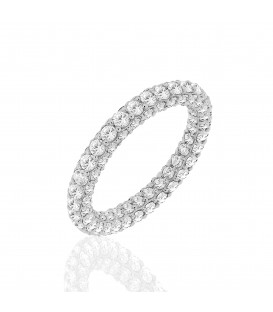 Ring whitegold with diamond