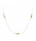 Neckless whitegold and gold