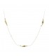 Neckless whitegold and gold