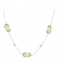 Neckless whitegold and gold