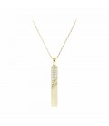 Neckless whitegold and gold