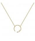 Neckless whitegold and gold