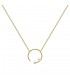 Neckless whitegold and gold
