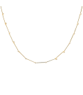 Neckless whitegold and gold