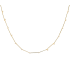 Neckless whitegold and gold