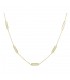 Neckless whitegold and gold