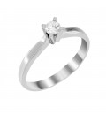 Ring whitegold with diamond