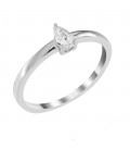 Ring whitegold with diamond