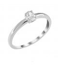 Ring whitegold with diamond