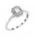 Ring whitegold with diamond