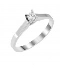 Ring whitegold with diamond