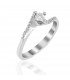 Ring whitegold with diamond