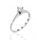 Ring whitegold with diamond