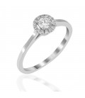 Ring whitegold with diamond