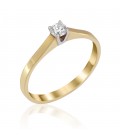 Ring whitegold with diamond