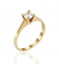 Ring whitegold with diamond