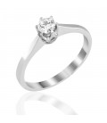 Ring whitegold with diamond