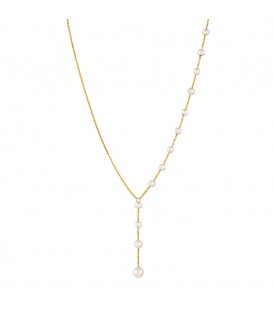 Neckless whitegold and gold