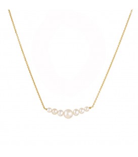 Neckless whitegold and gold