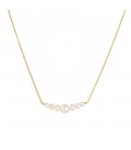 Neckless whitegold and gold