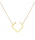 Neckless whitegold and gold