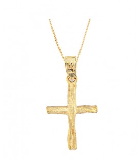 Ανδρικός βαπτιστικός σταυρός από χρυσό