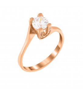 Ring whitegold with diamond