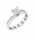 Ring whitegold with diamond