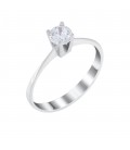 Ring whitegold with diamond