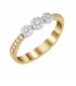 Ring whitegold with diamond