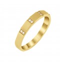 Φινετσάτο δαχτυλίδι από χρυσό με ζιργκόν