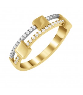 Ring whitegold with diamond