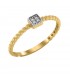 Ring whitegold with diamond