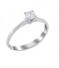 Ring whitegold with diamond