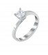 Ring whitegold with diamond