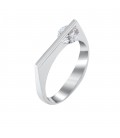 Ring whitegold with diamond