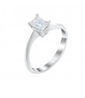 Ring whitegold with diamond