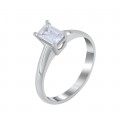 Ring whitegold with diamond