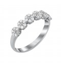 Ring whitegold with diamond