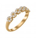 Ring whitegold with diamond