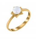 Ring whitegold with diamond