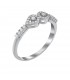 Ring whitegold with diamond