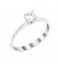 Ring whitegold with diamond