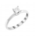 Ring whitegold with diamond